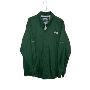 Magellan Outdoors Green Casual Button Down Shirt